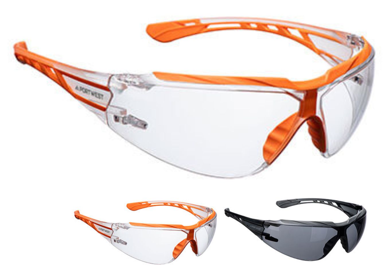 Portwest PS10 - Dynamic KN Safety Glasses - Click Image to Close